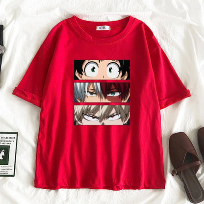 Funny T Shirt Girl Y2K 90s Harajuku Kawaii Graphic Tees | Oversized Clothes | My Hero Academia